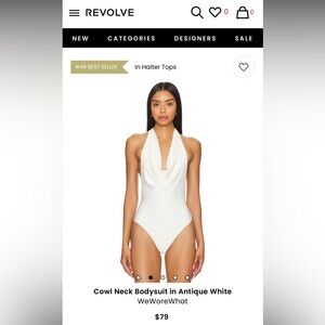 BRAND NEW- Crowl Neck Bodysuit